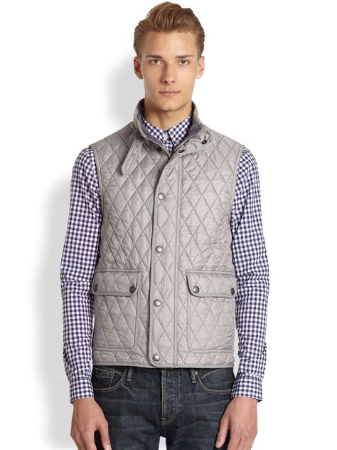 burberry brit army vest|burberry vest quilted navy.